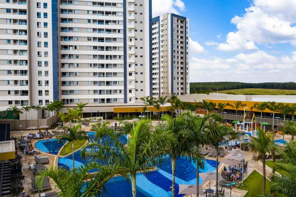 Enjoy Solar Das Aguas Park Resort Olímpia Dış mekan fotoğraf View of the complex